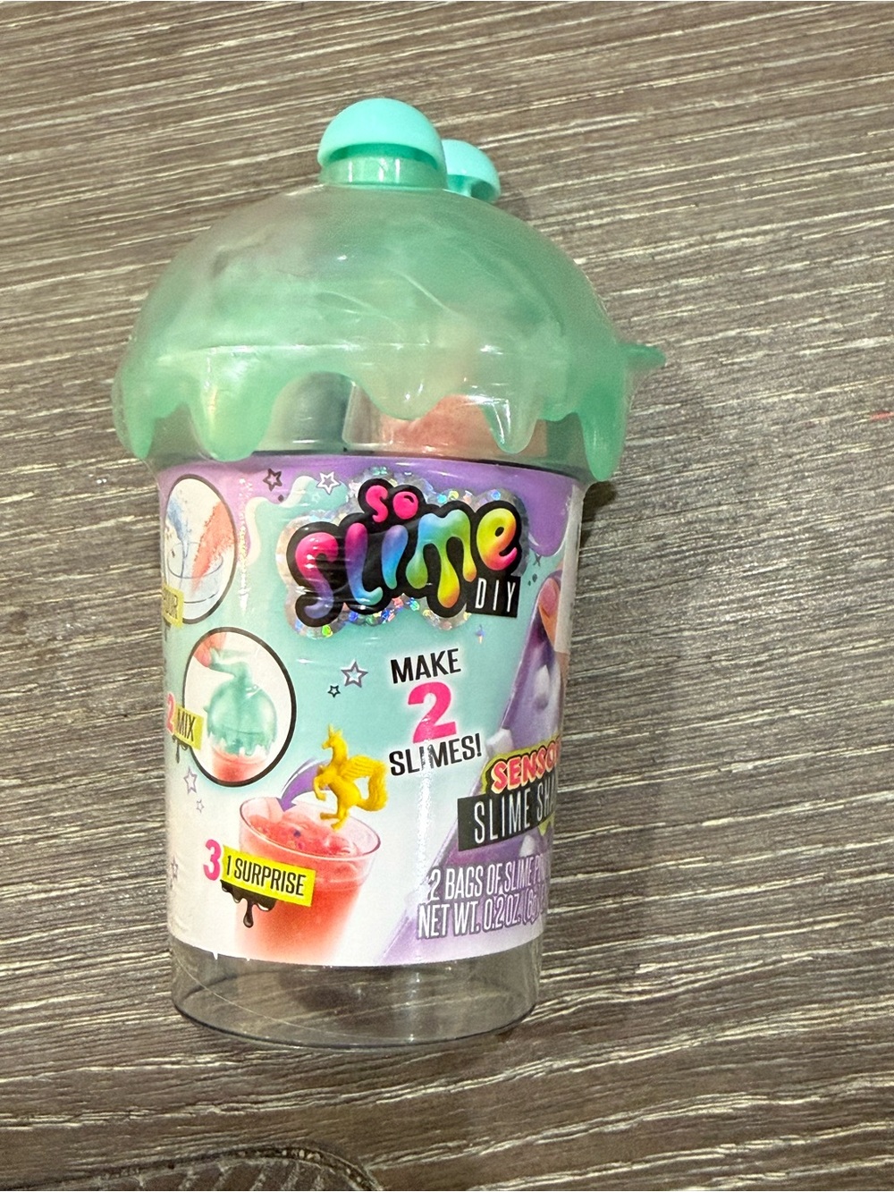 NWT DIY Make 2 Slimes! Kids Slime Kit - Green